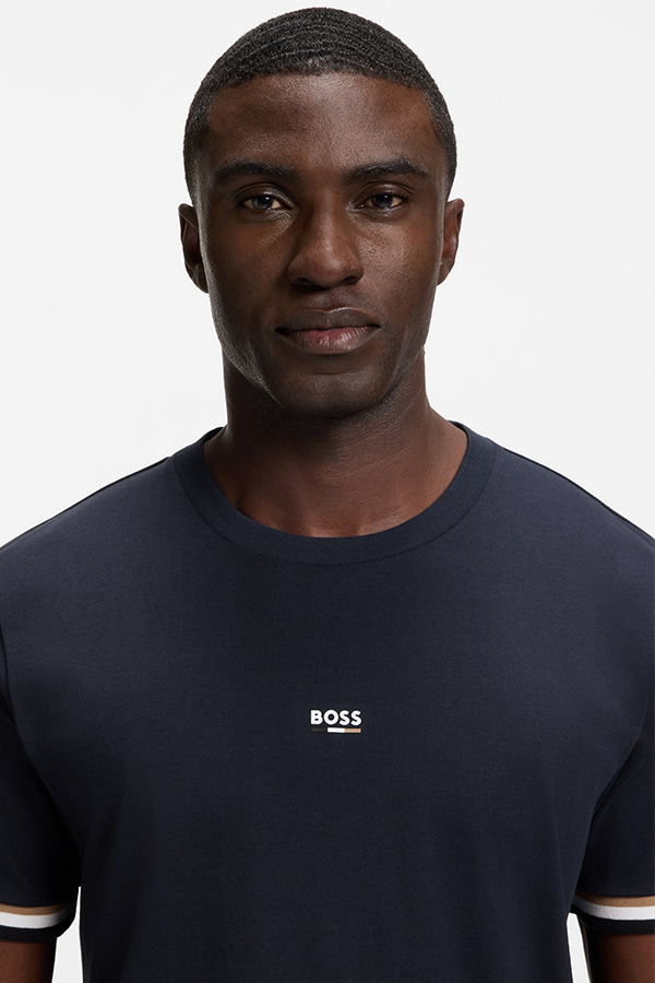 ΜΠΛΟΥΖΑ T-SHIRT BOSS - 403 ΜΠΛΕ